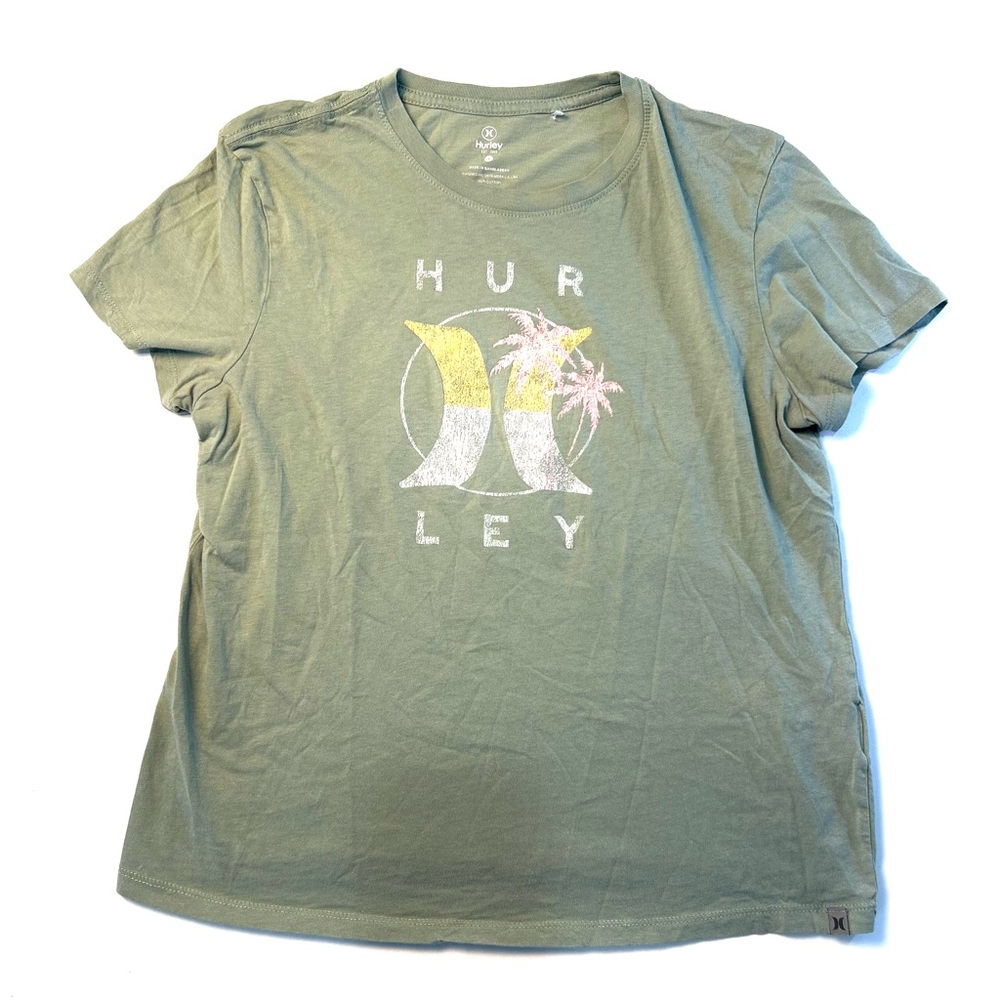 Hurley Green Graphic Tee